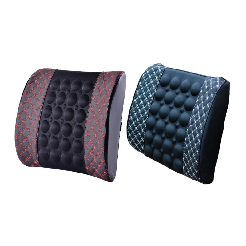 Electric Vibrations Car Massager Waist Pillow Back Lumbar Supporting Pillow