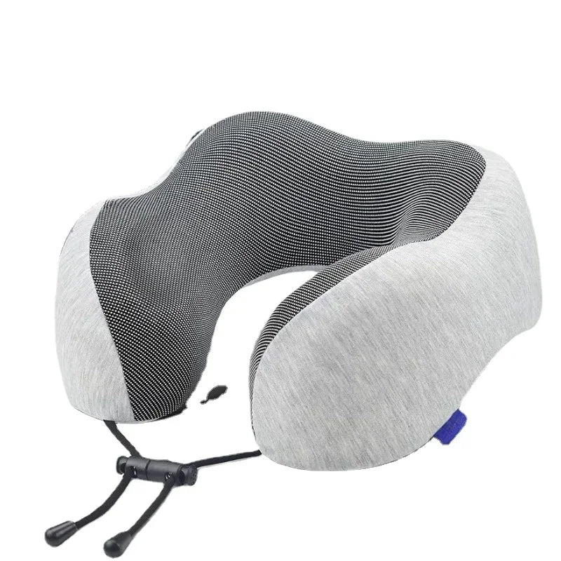 Memory Foam Travel Neck Pillow (Upgraded)